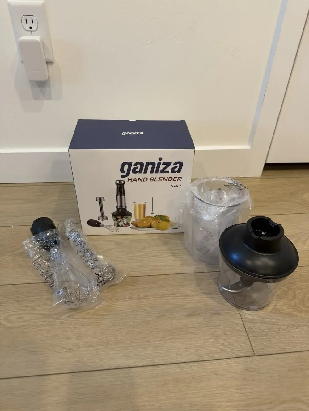 Ganiza Immersion Blender 5 In 1 Hand Blender Max 800W
